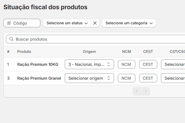 Demonstração da funcionalidade Nota Fiscal