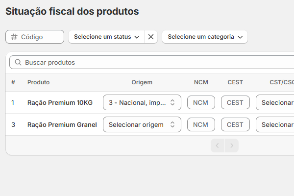 Demonstração da funcionalidade Nota Fiscal